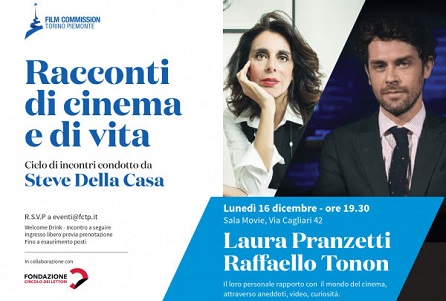 Lunedì 16 dicembre torna “Racconti di cinema e di vita”