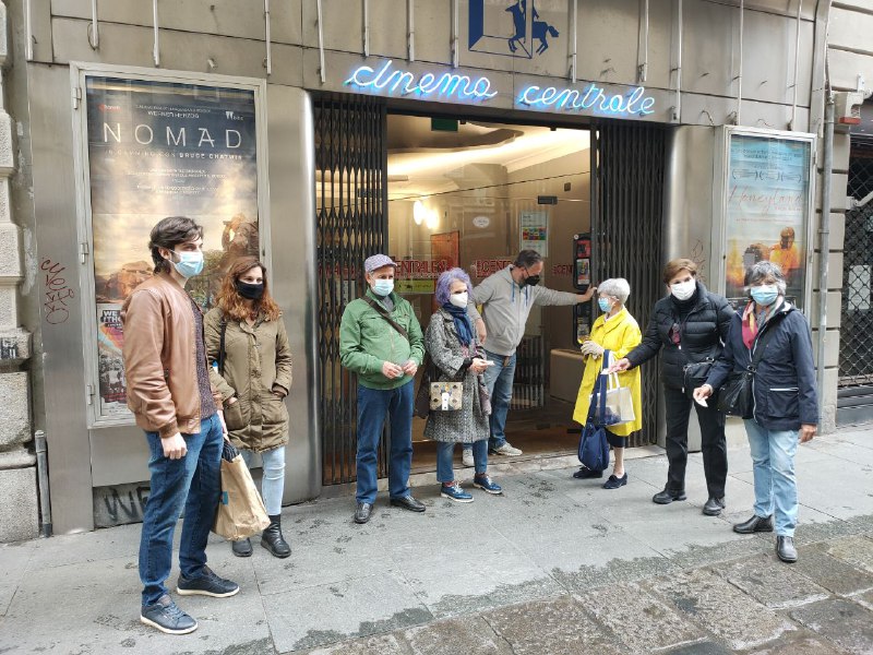 I primi spettatori al cinema a Torino dopo 6 mesi