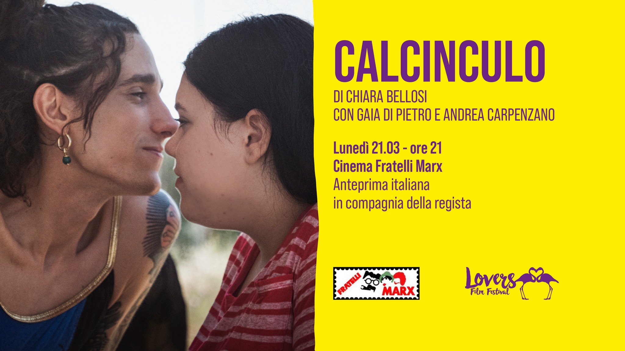 Anteprima di “Calcinculo” ai Fratelli Marx con Lovers il 21 marzo