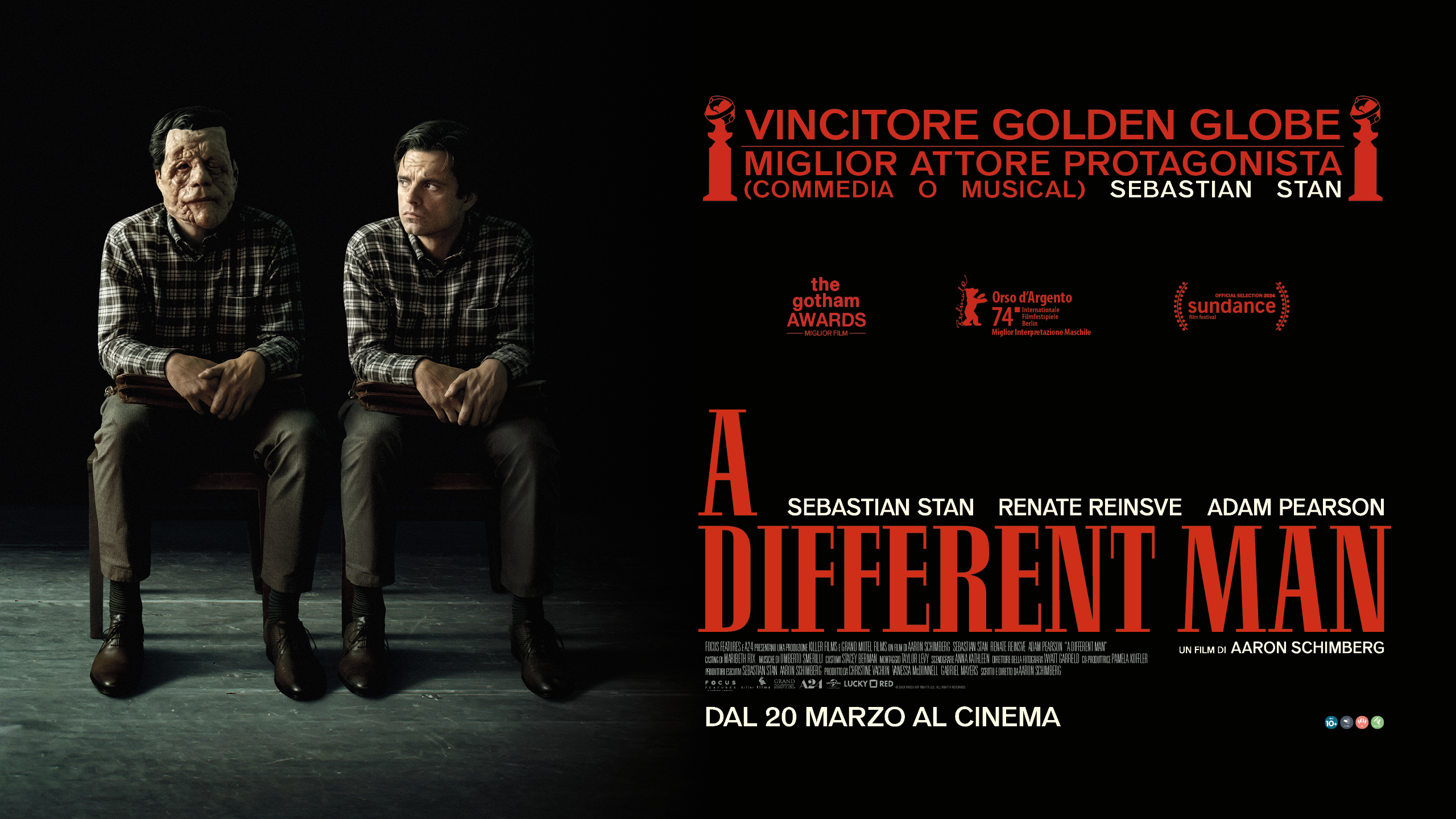 “A different man” in sala da giovedì 20 marzo. Dove vederlo in Piemonte