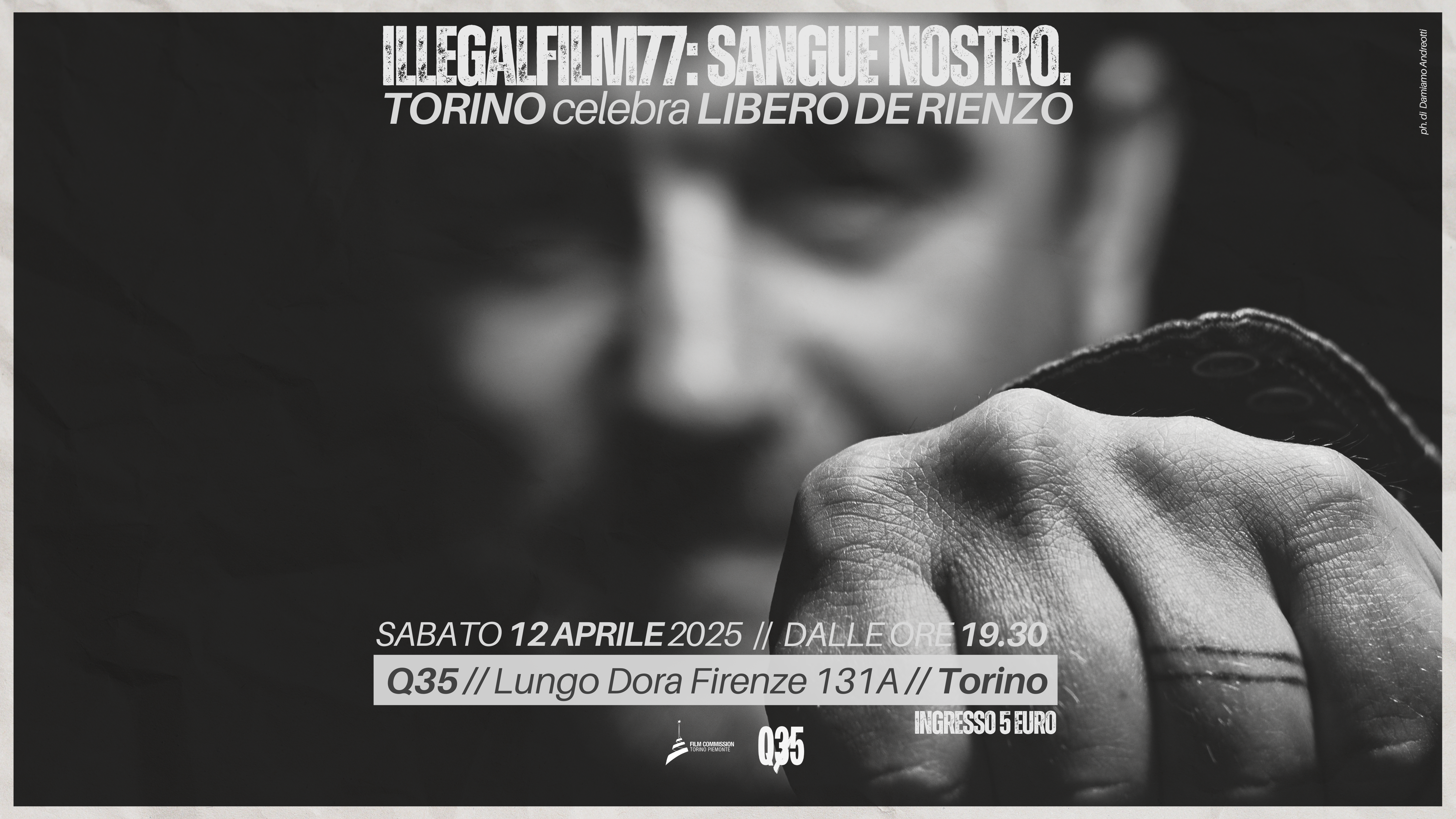 Sabato 12 aprile a Torino un omaggio a Libero De Rienzo