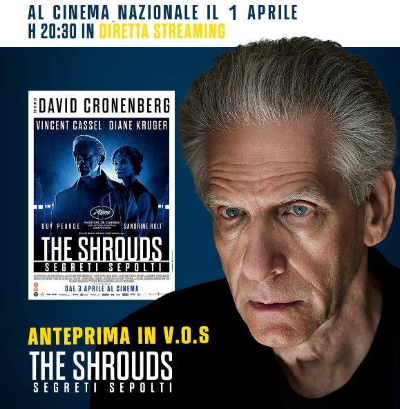 David Cronenberg presenta (in collegamento) “The Shrouds – Segreti sepolti”